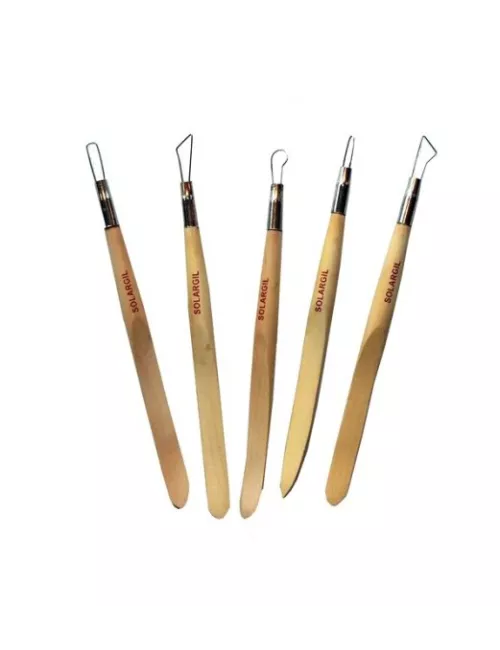 MIRETTE/ EBAUCHOIR MINIATURE 11 CM  LOT DE 5 PIECES