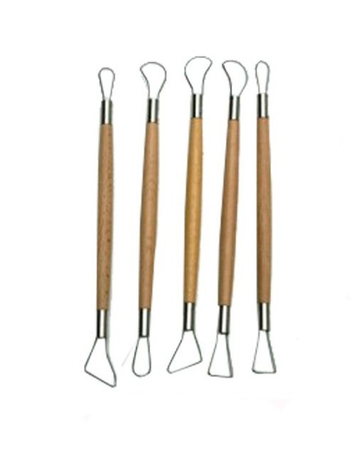 MIRETTE DOUBLE COUPANTE 22CM LOT DE 5