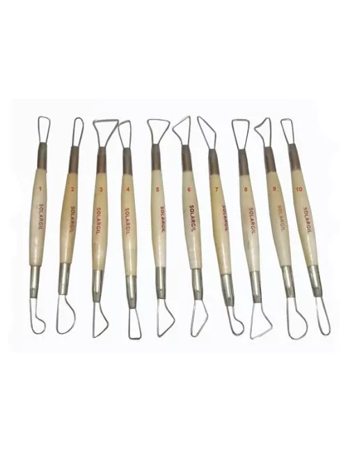 MIRETTE DOUBLE A FIL ROND 16CM LOT DE 10 PIECES