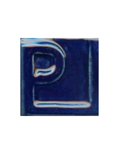ÉMAIL GRÈS & PORCELAINE SANS PLOMB BLEU COBALT 010541