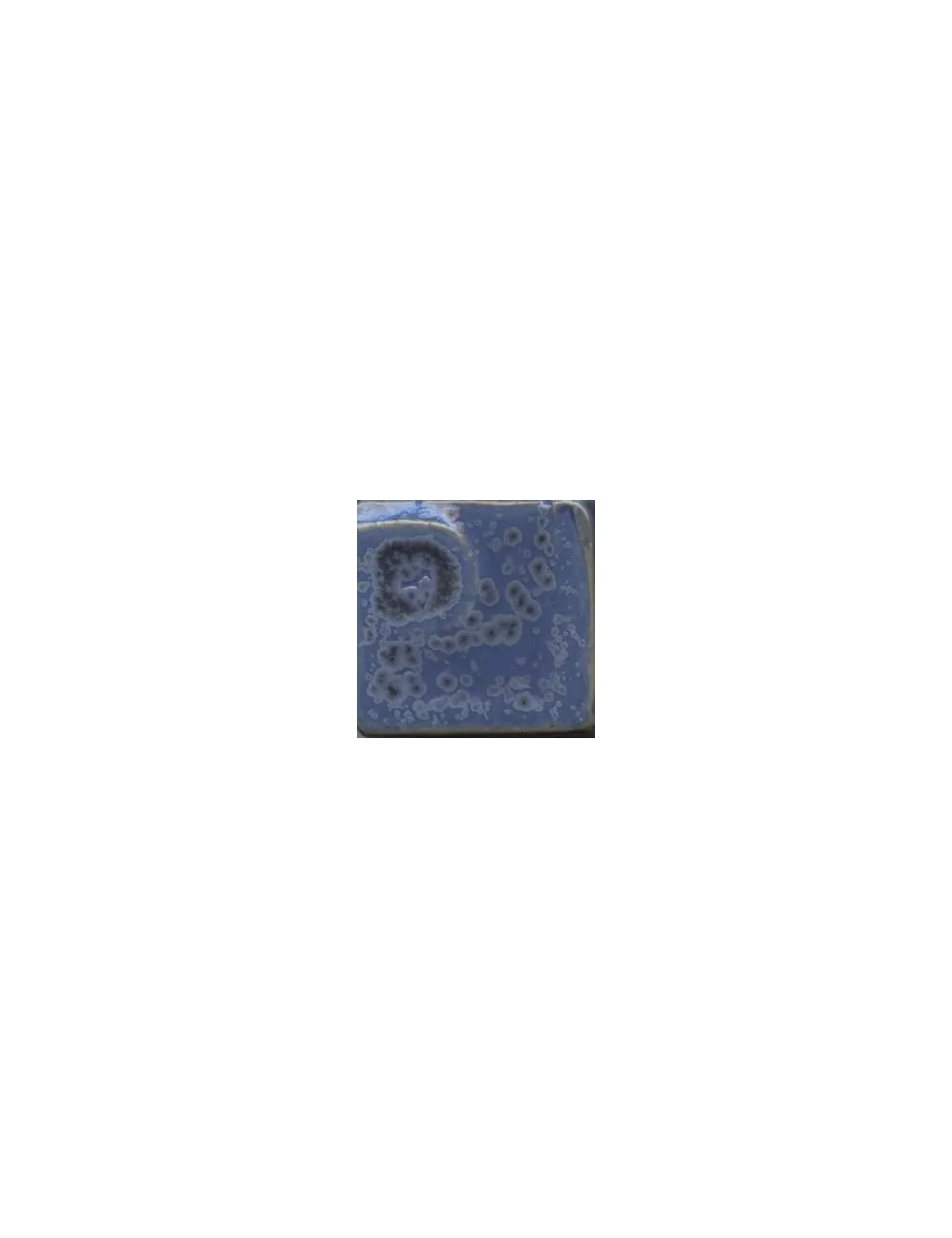 ÉMAIL GRÈS & PORCELAINE SANS PLOMB SATINÉ BLEU CRISTALLISÉ 010112