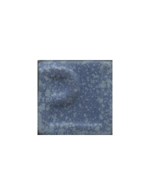 ÉMAIL GRÈS & PORCELAINE SANS PLOMB MAT MOUCHETÉ BLEU 06001