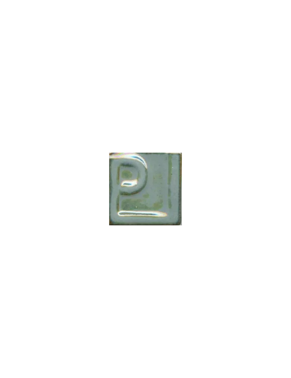 ÉMAIL GRÈS & PORCELAINE SANS PLOMB BLEU VERT 010131/1