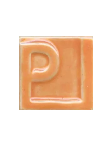 ÉMAIL GRÈS & PORCELAINE SANS PLOMB ORANGE CLAIR E63041/1