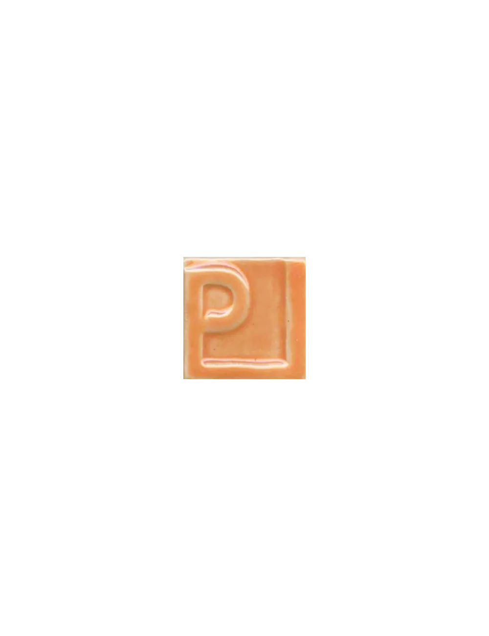ÉMAIL GRÈS & PORCELAINE SANS PLOMB ORANGE CLAIR E63041/1