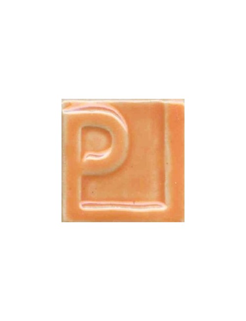 ÉMAIL GRÈS & PORCELAINE SANS PLOMB ORANGE CLAIR E63041/1