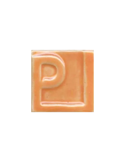 ÉMAIL GRÈS & PORCELAINE SANS PLOMB ORANGE CLAIR E63041/1