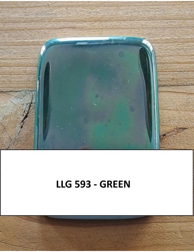 LUSTRE LIQUIDE 3ème FEU VERT DORÉ BLLG593