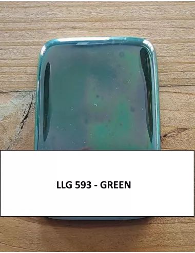 LUSTRE LIQUIDE 3ème FEU VERT DORÉ BLLG593