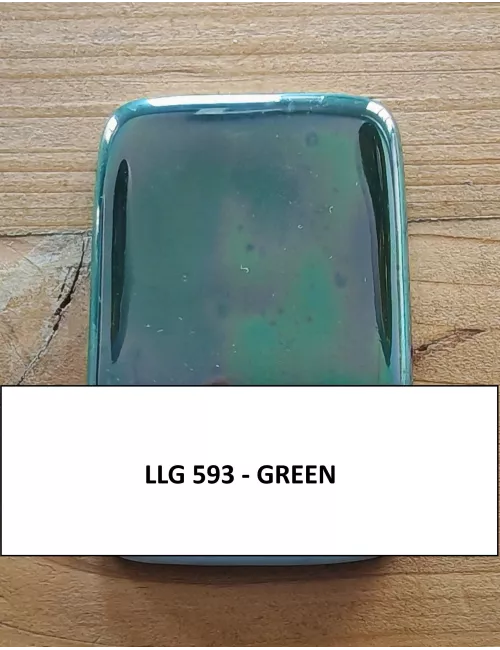 LUSTRE LIQUIDE 3ème FEU VERT DORÉ BLLG593