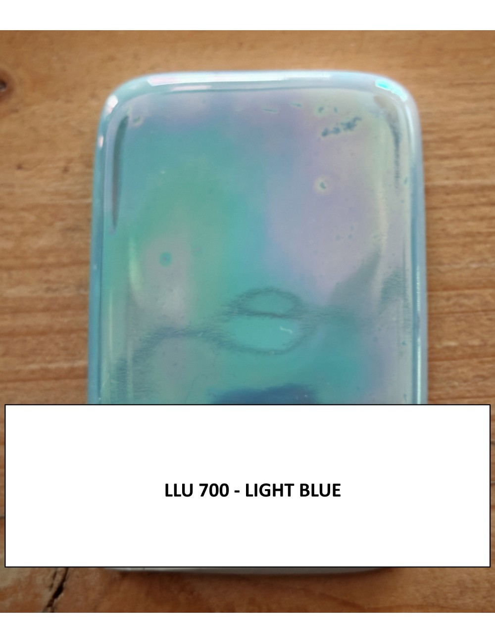 LUSTRE LIQUIDE 3ème FEU BLEU CIEL DORÉ BLLU700