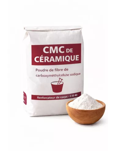 CMC Carboxyméthylcellulose sodique – Liant et épaississant pour céramique