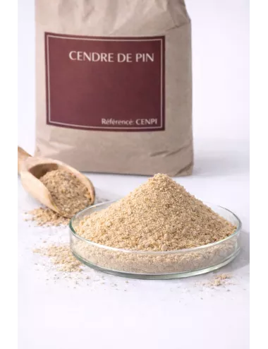 Cendre de pin CENPI – Cendre végétale naturelle pour émaux et glaçures céramiques