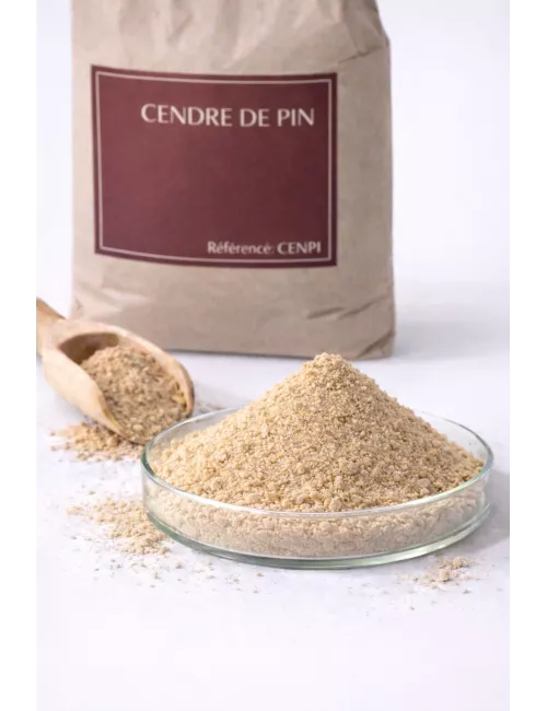CENDRE DE PIN TAMISÉ, NON LAVÉ