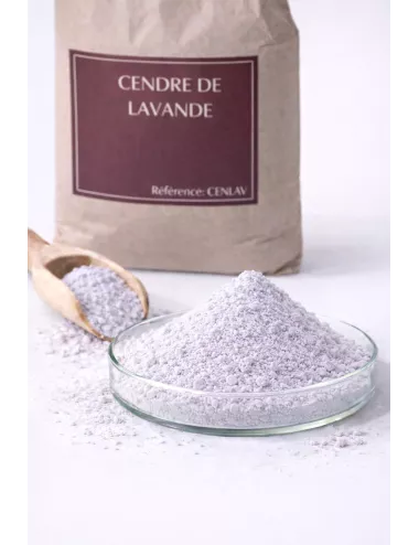 Cendre de lavande CENLAV – Cendre végétale naturelle pour émaux et glaçures céramiques