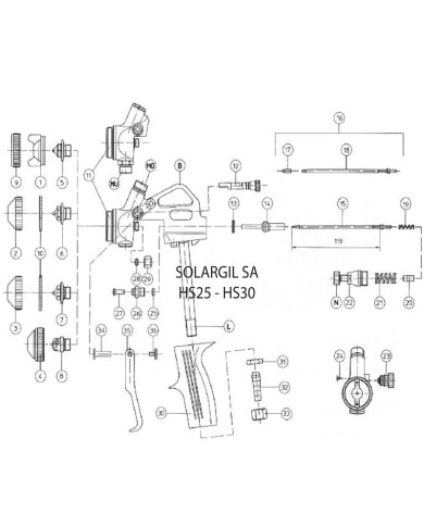 AIGUILLE HS-25 DE 1.5 A 2.5 MM AU CHOIX