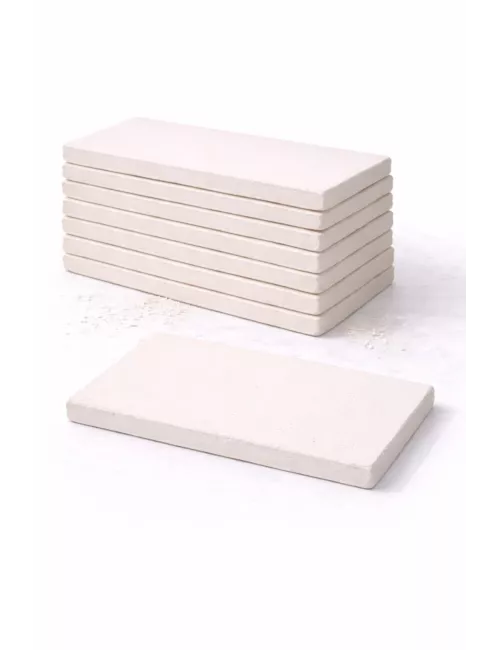 BISCUIT CARREAU FAÏENCE BLANC-CRÈME 150*75*6.5 MM