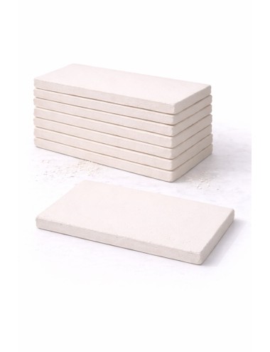 BISCUIT CARREAU FAÏENCE BLANC-CRÈME 300*200*7 MM