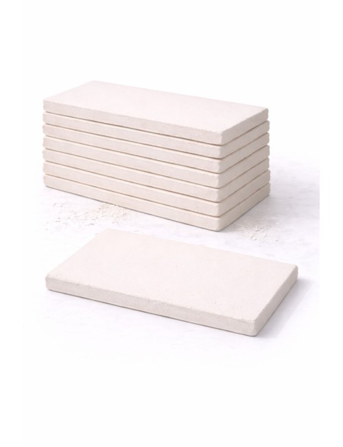 BISCUIT CARREAU FAÏENCE BLANC-CRÈME 300*200*7 MM