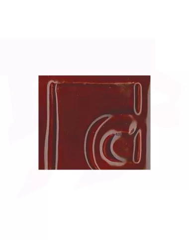 ÉMAIL  FAÏENCE OPAQUE BRILLANT ROUGE BORDEAUX 5208/47