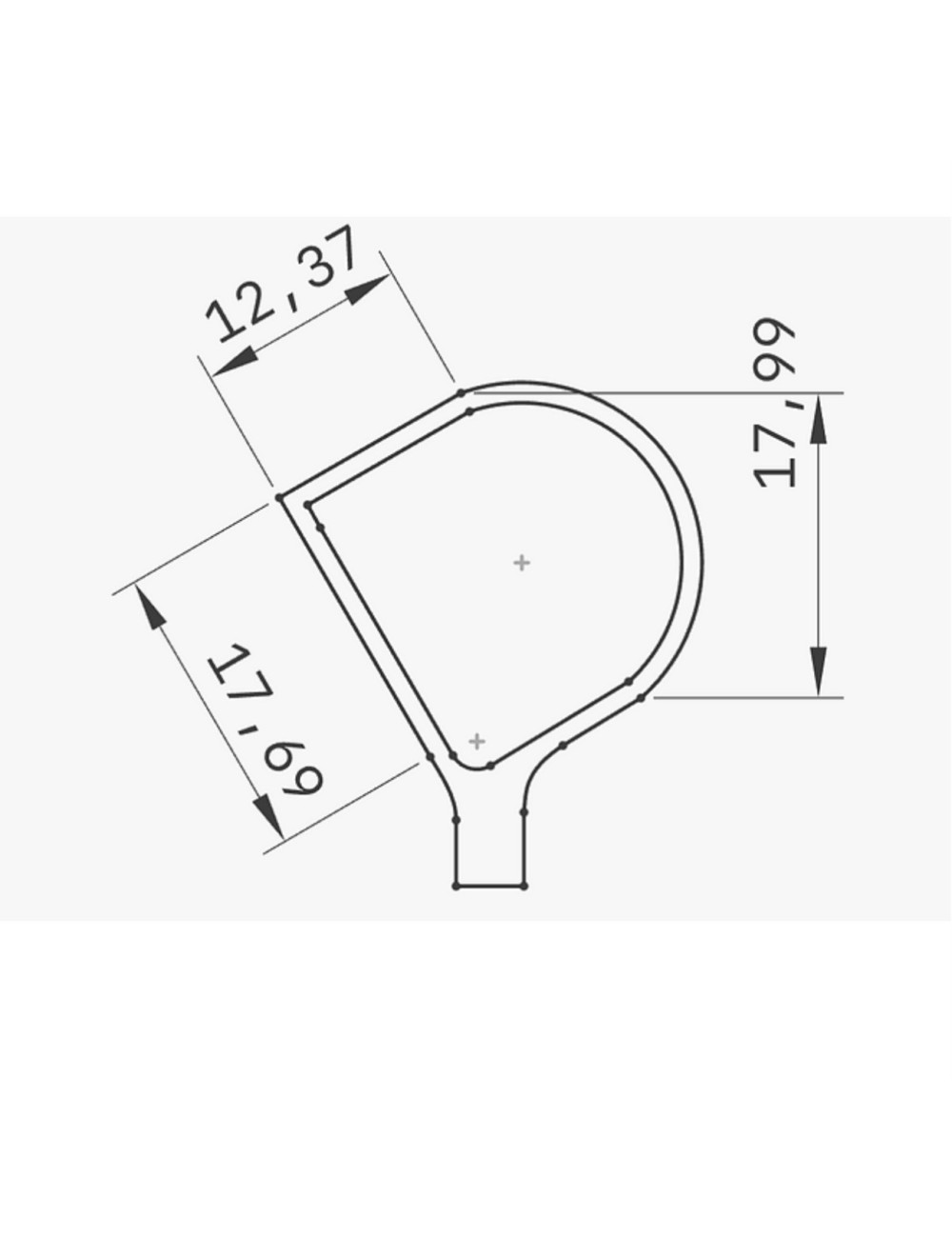 MIRETTE TUNGSTENE FIL COUPANT FORME D L17.5CM