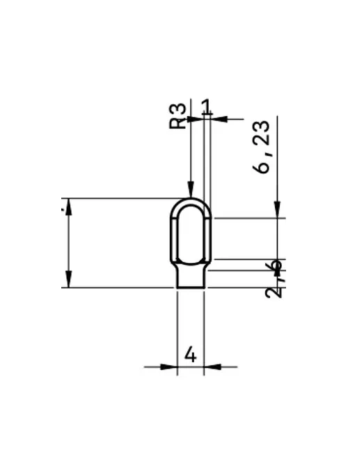 MIRETTE TUNGSTENE FIL COUPANT POINTE FINE L16CM (Fin Stock)