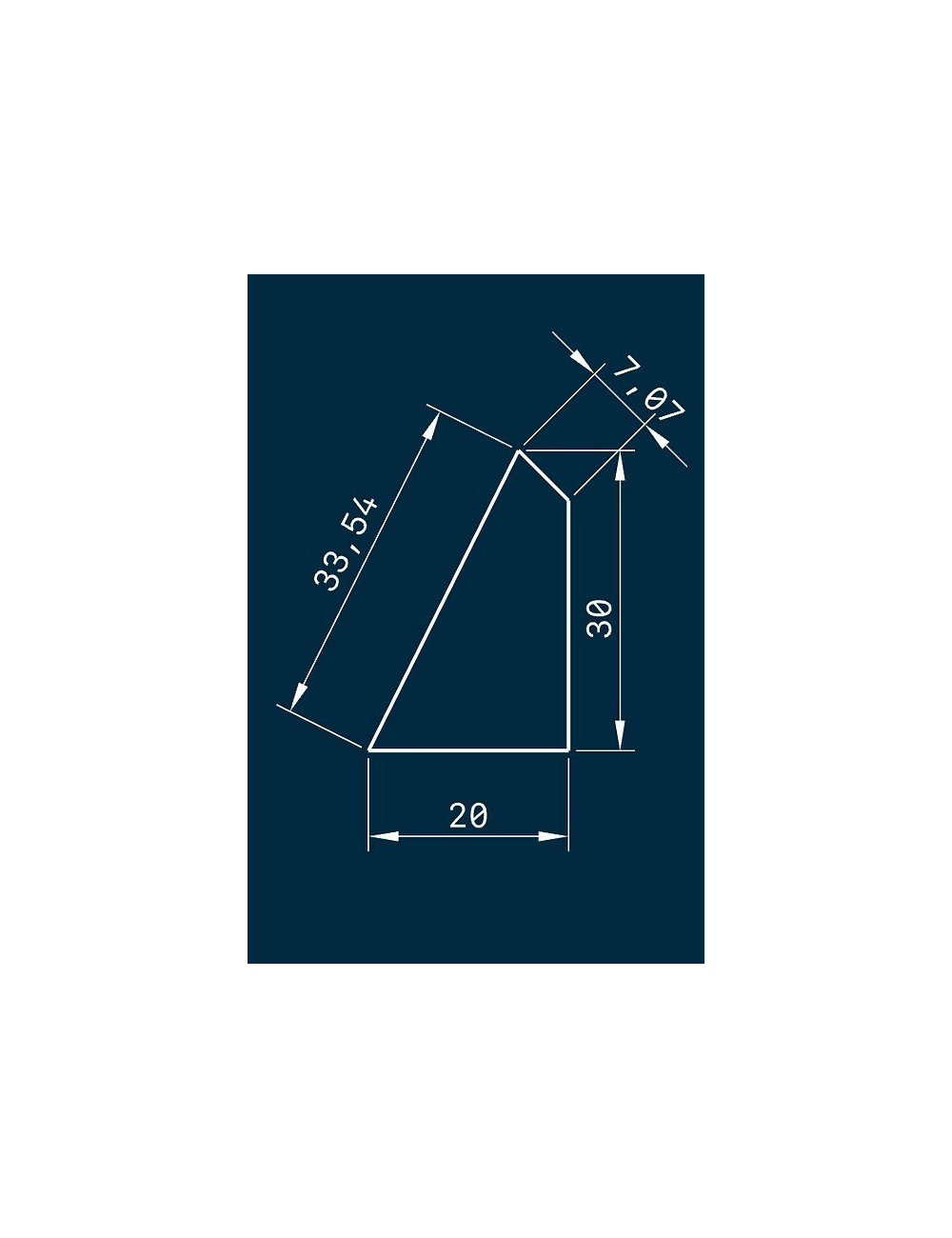TOURNASIN TUNGSTENE POINTE INCLINEE 16CM