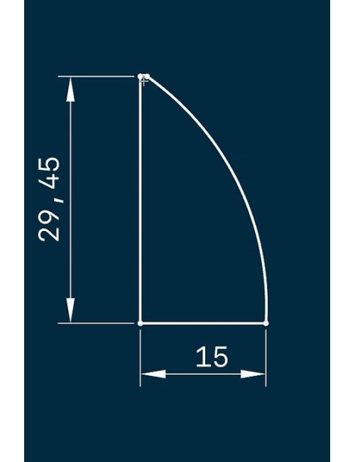 TOURNASIN TUNGSTENE POINTE INCURVEE 16CM