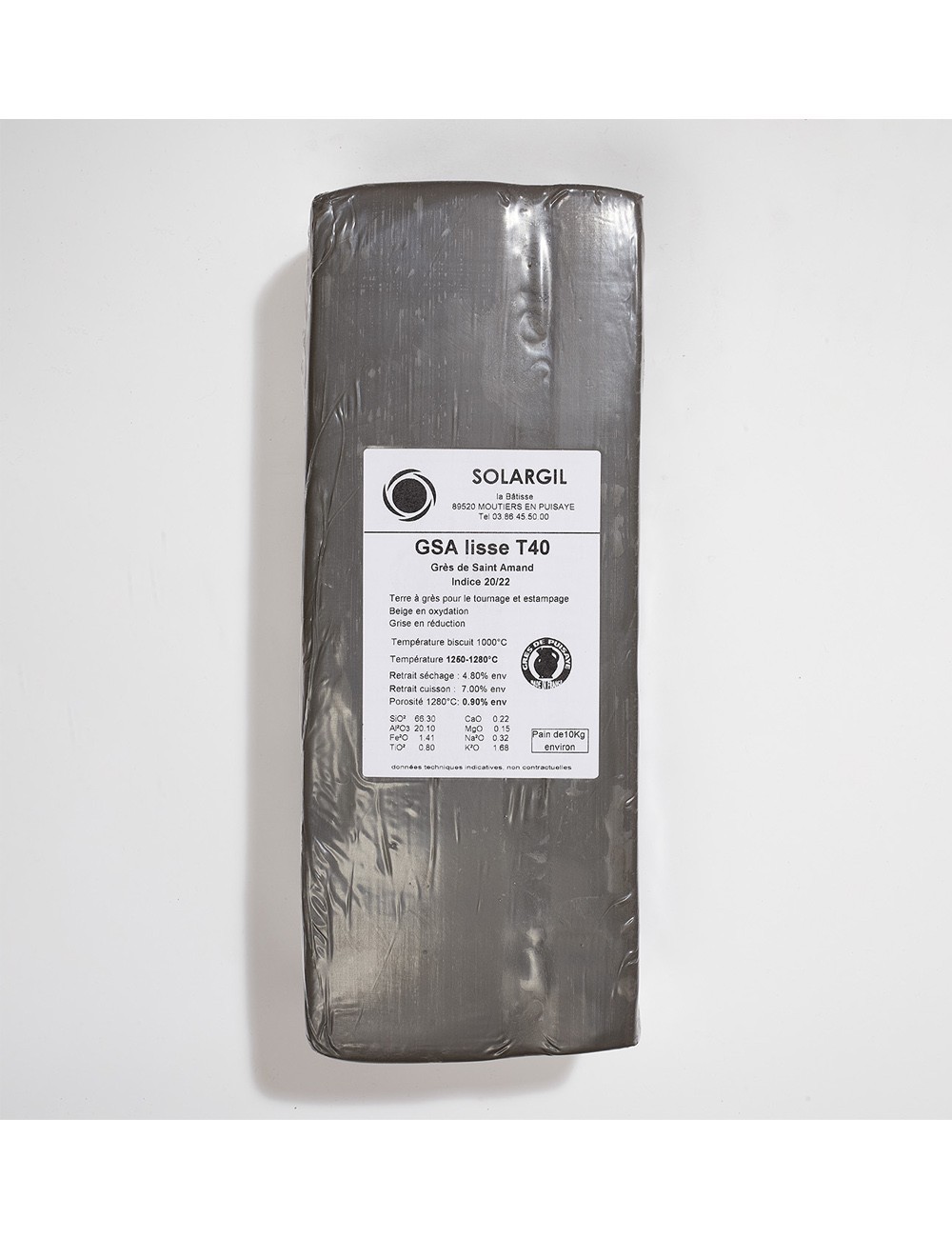 GRÈS DE SAINT AMAND LISSE - GSA - 10 kg