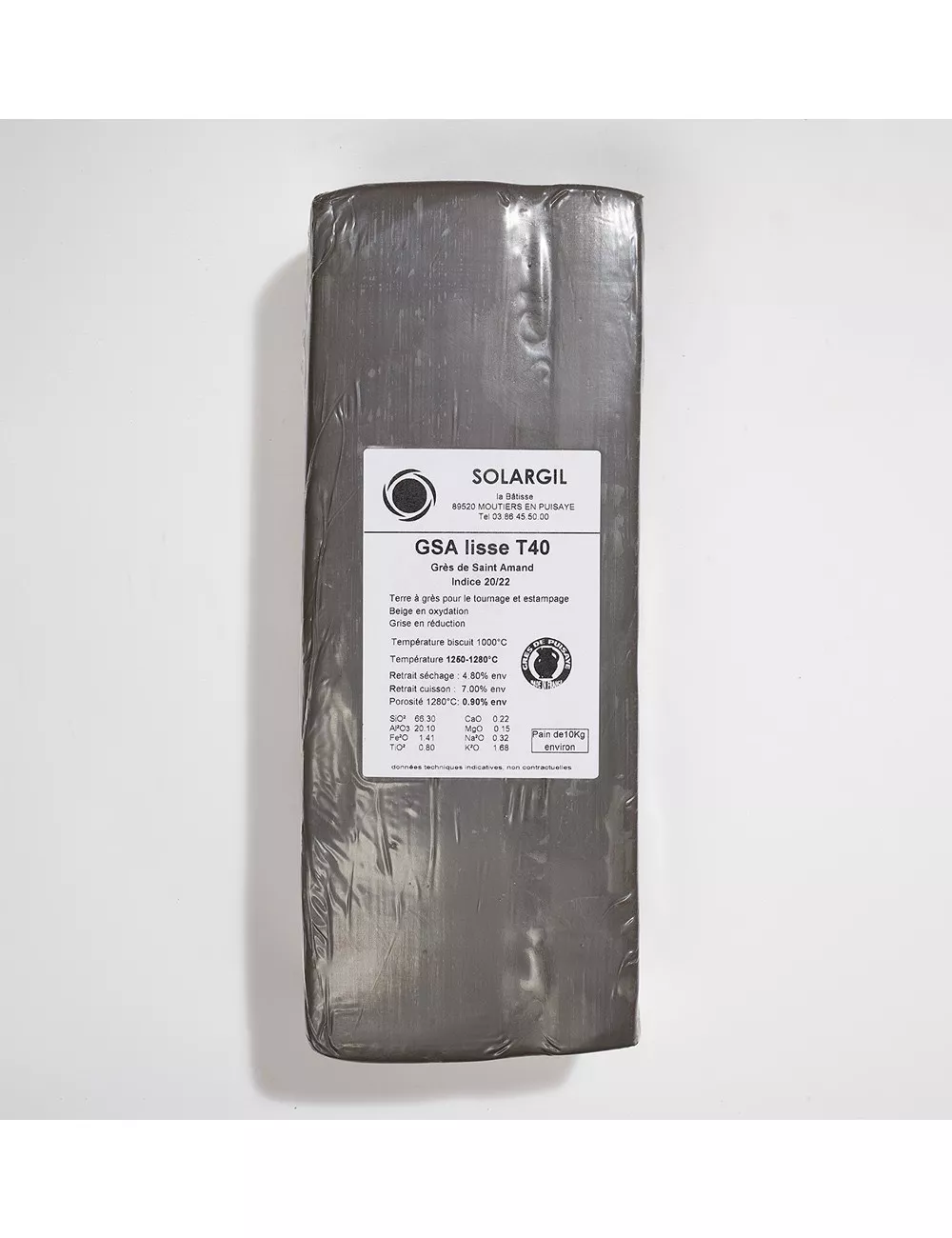 GRÈS DE SAINT AMAND LISSE - GSA - 10 kg