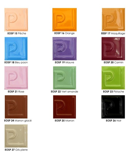 ÉMAIL FAÏENCE LIQUIDE OPAQUE SS PLB BRILLANT CHOCOLAT 1KG EOSP11LL