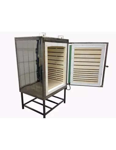 Four électrique TR 520 INOX – 520 L, 1300°C pour céramique et industrie