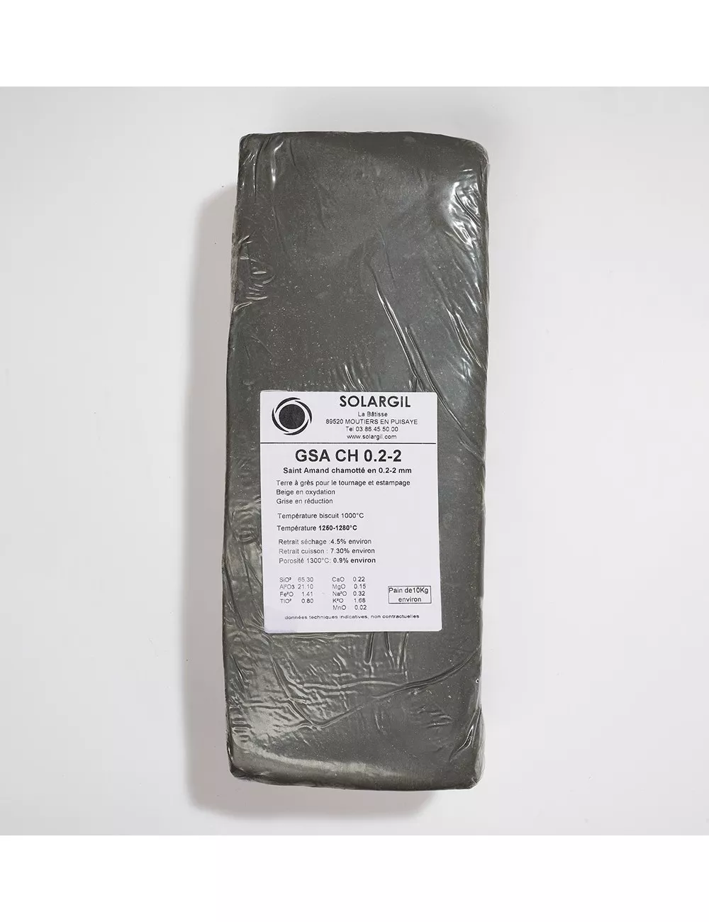 GRÈS DE SAINT AMAND CH. 0-2,2 - GSA022 - 10 kg