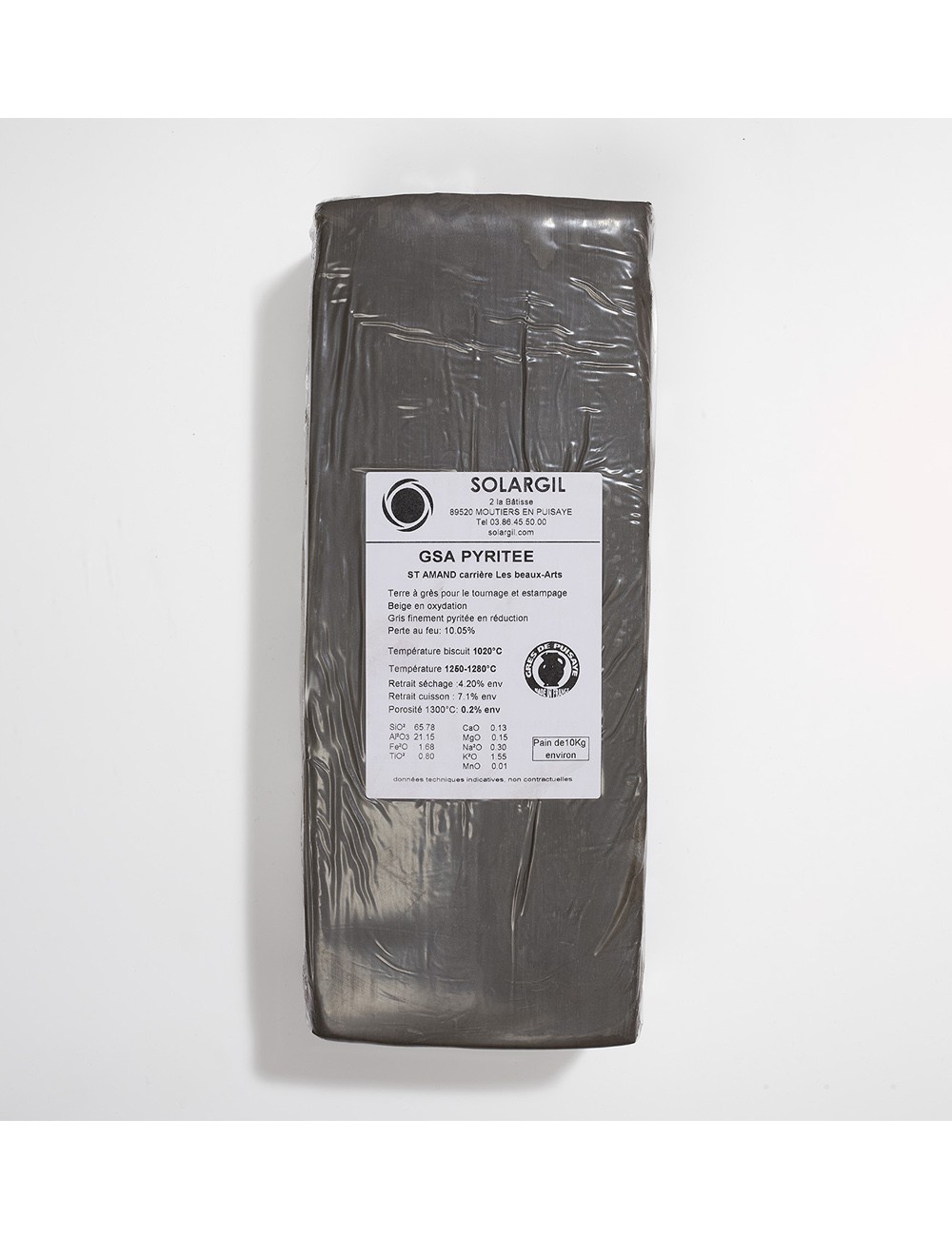 GRÈS DE SAINT AMAND PYRITÉ - GSAPY - 10 KG