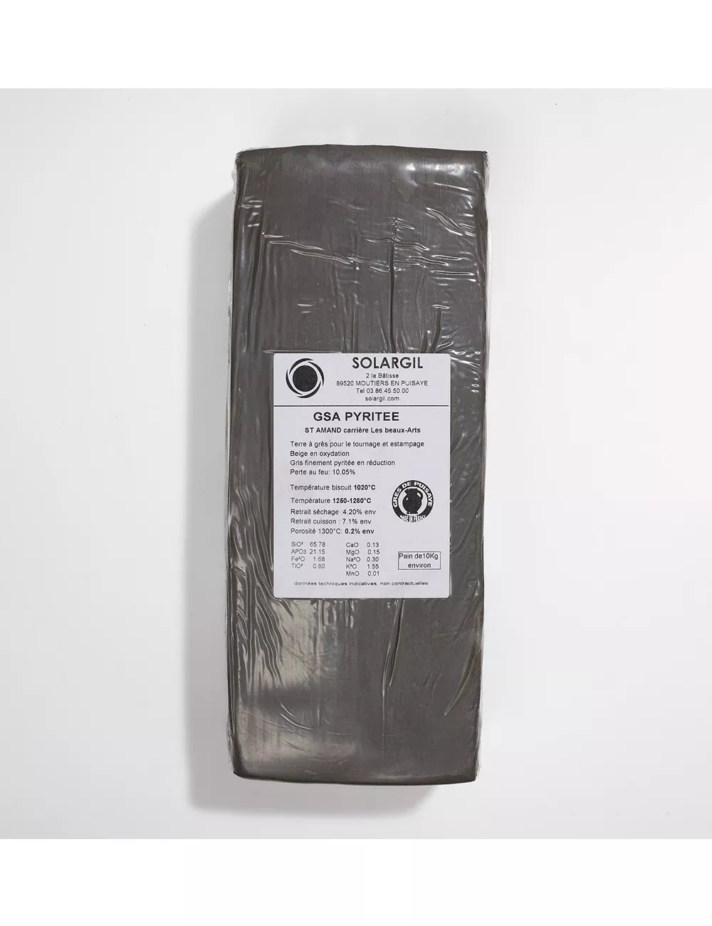 GRÈS DE SAINT AMAND PYRITÉ - GSAPY - 10 kg