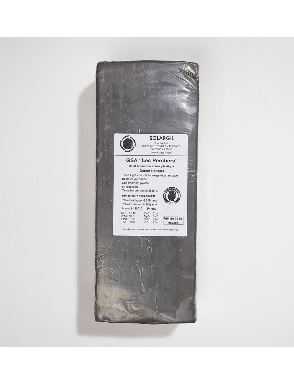 GRÈS DE SAINT AMAND LISSE - PERCHERS - 10 KG