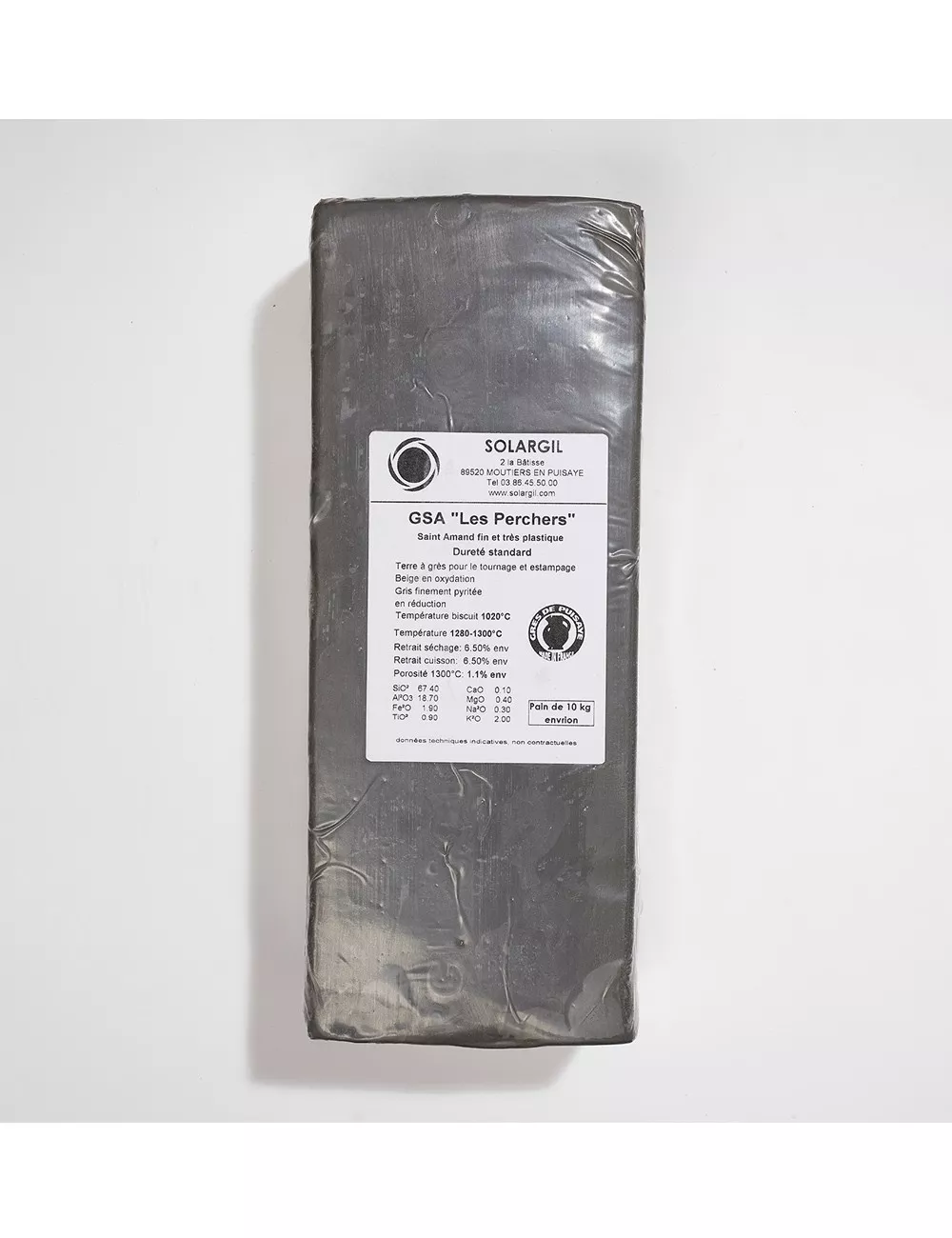 GRÈS DE SAINT AMAND LISSE - PERCHERS - 10 kg