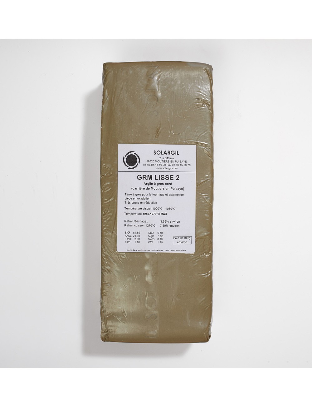 GRÈS DE MOUTIERS LISSE - GRM. - 10 kg