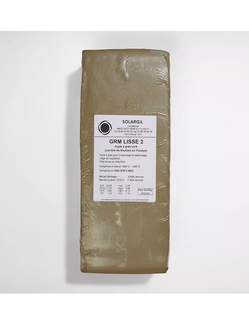 GRÈS DE MOUTIERS LISSE - GRM. - 10 kg