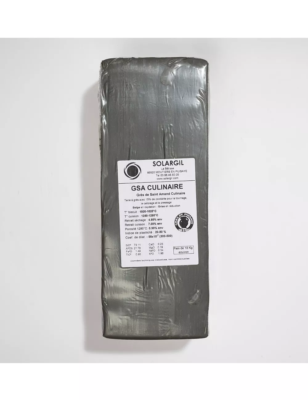 GRÈS DE SAINT AMAND CULINAIRE - GSACL. - 10 kg