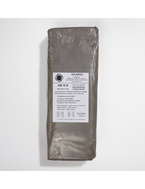 GRÈS BEIGE À FEU - GM76. - 10 KG