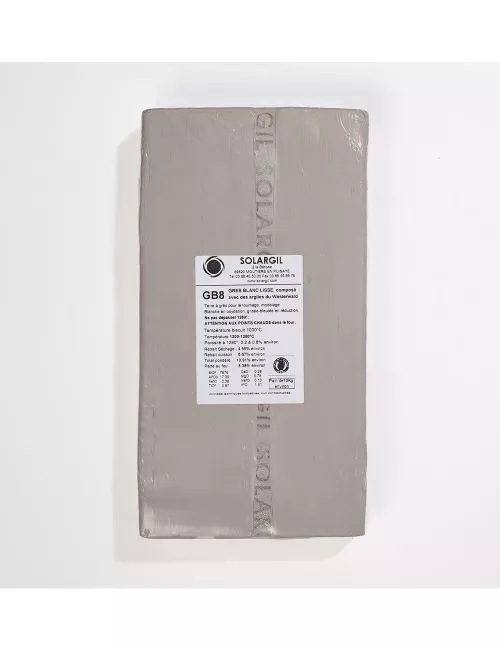 GRÈS BLANC LISSE - GB8 - 10 kg