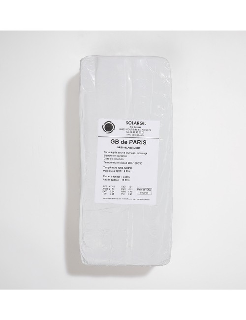 GRÈS EXTRA BLANC DE PARIS LISSE - GBPARIS - 10 kg
