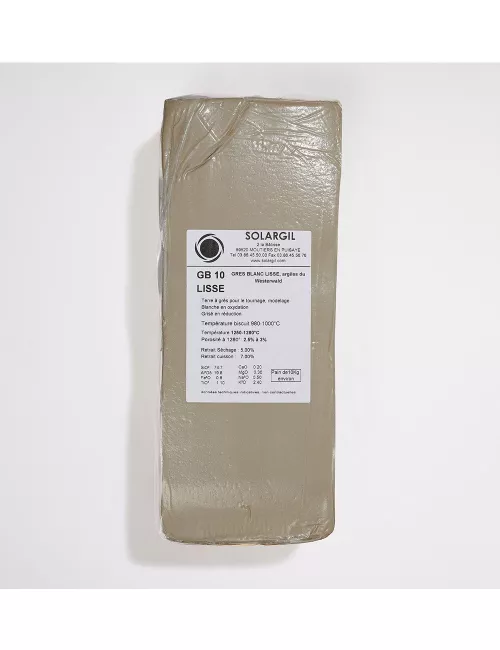GRÈS BLANC LISSE - GB10 -10 kg