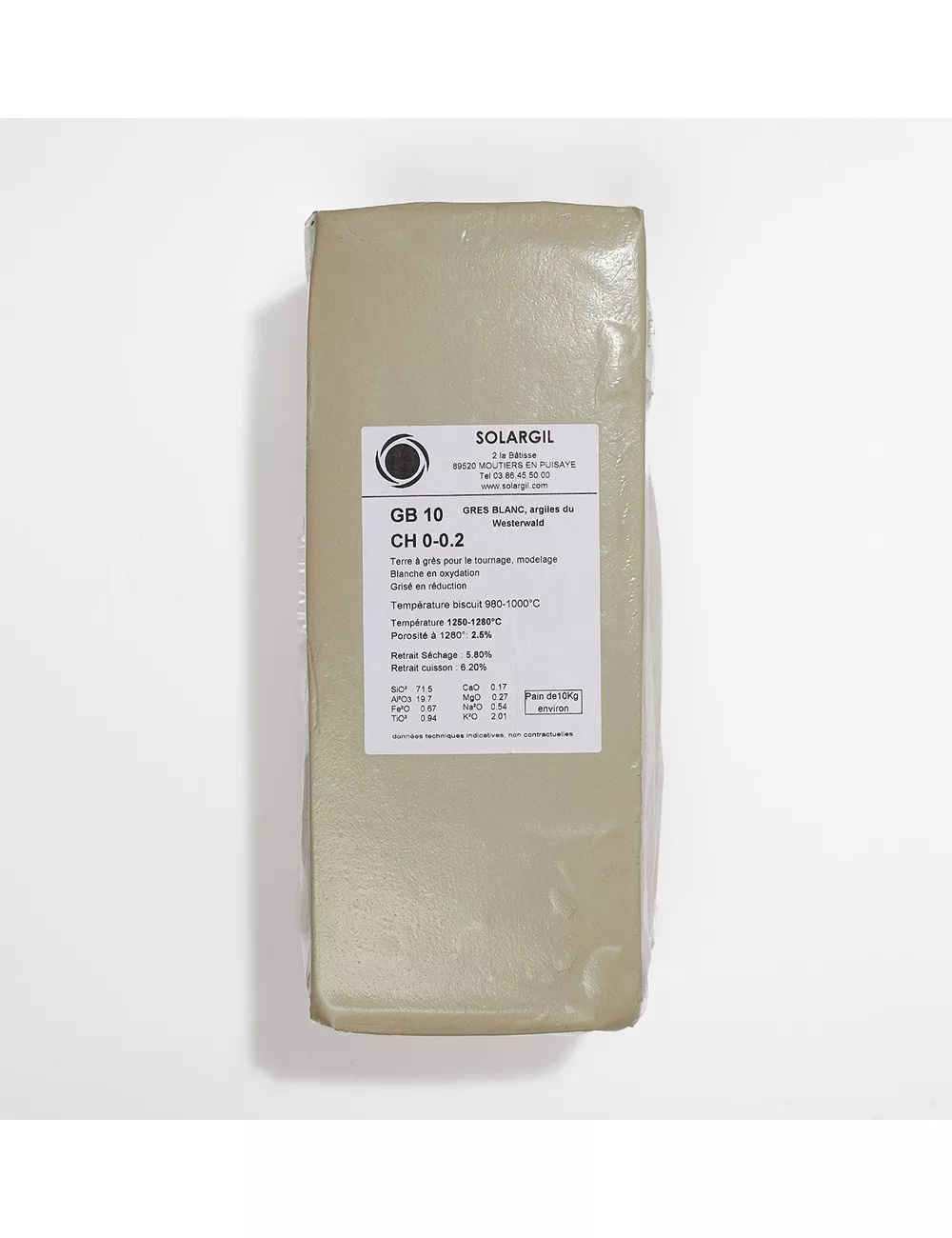 GRÈS BLANC CH. 0-0,2 - GB10002 - 10 kg