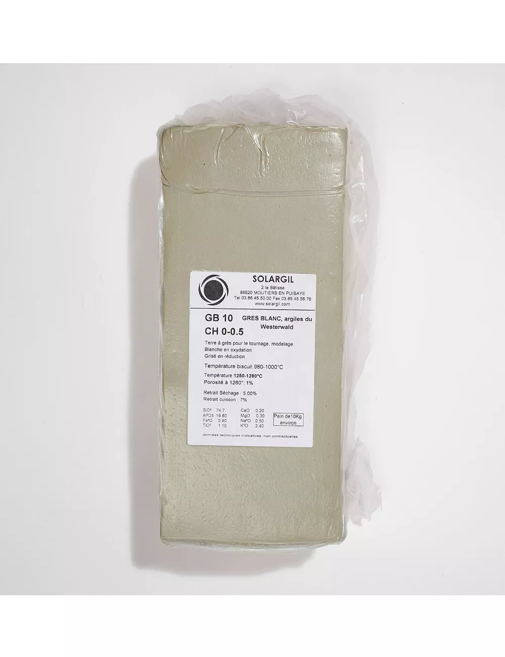 GRÈS BLANC CH. 0-0,5 - GB10005 - 10 kg