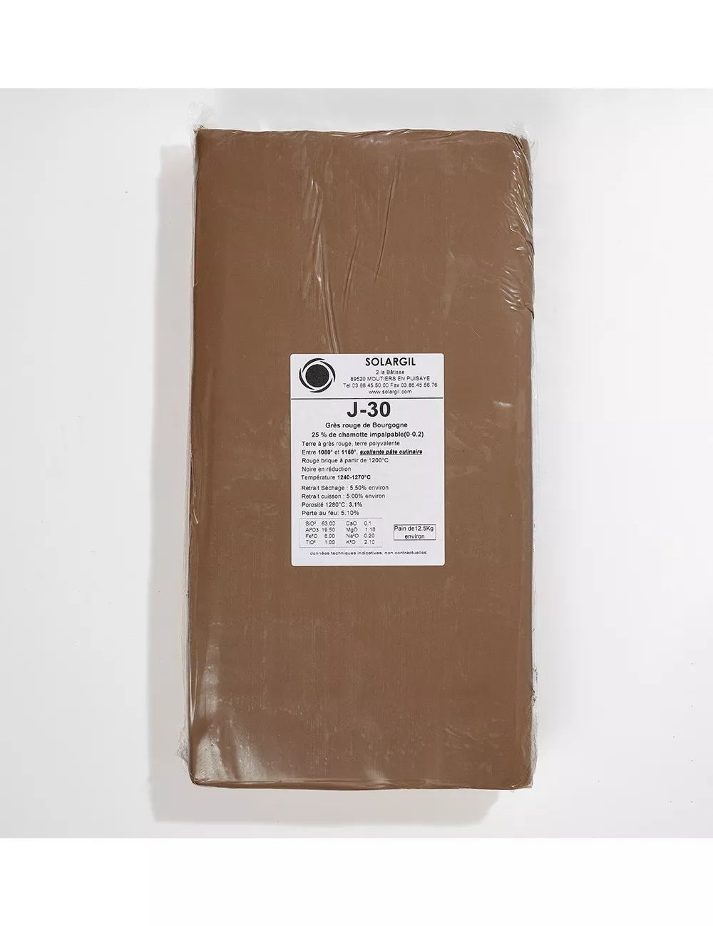 GRÈS ROUGE HÉMATITE CH. 0-0,2 - J300-02 - 12,5 kg