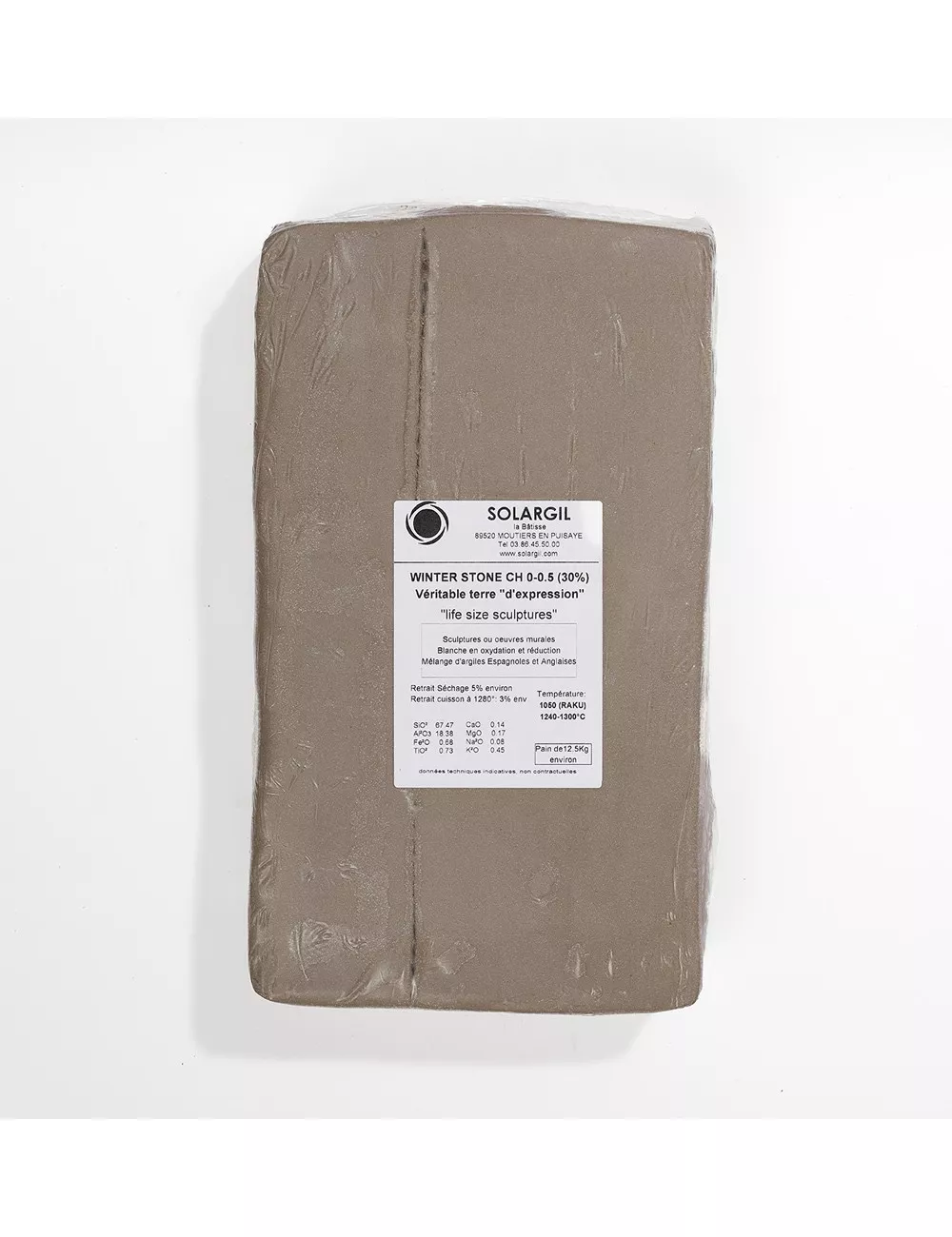 GRÈS BLANC WINTER STONE CH. 0-0,5 - WT - 12,5 kg