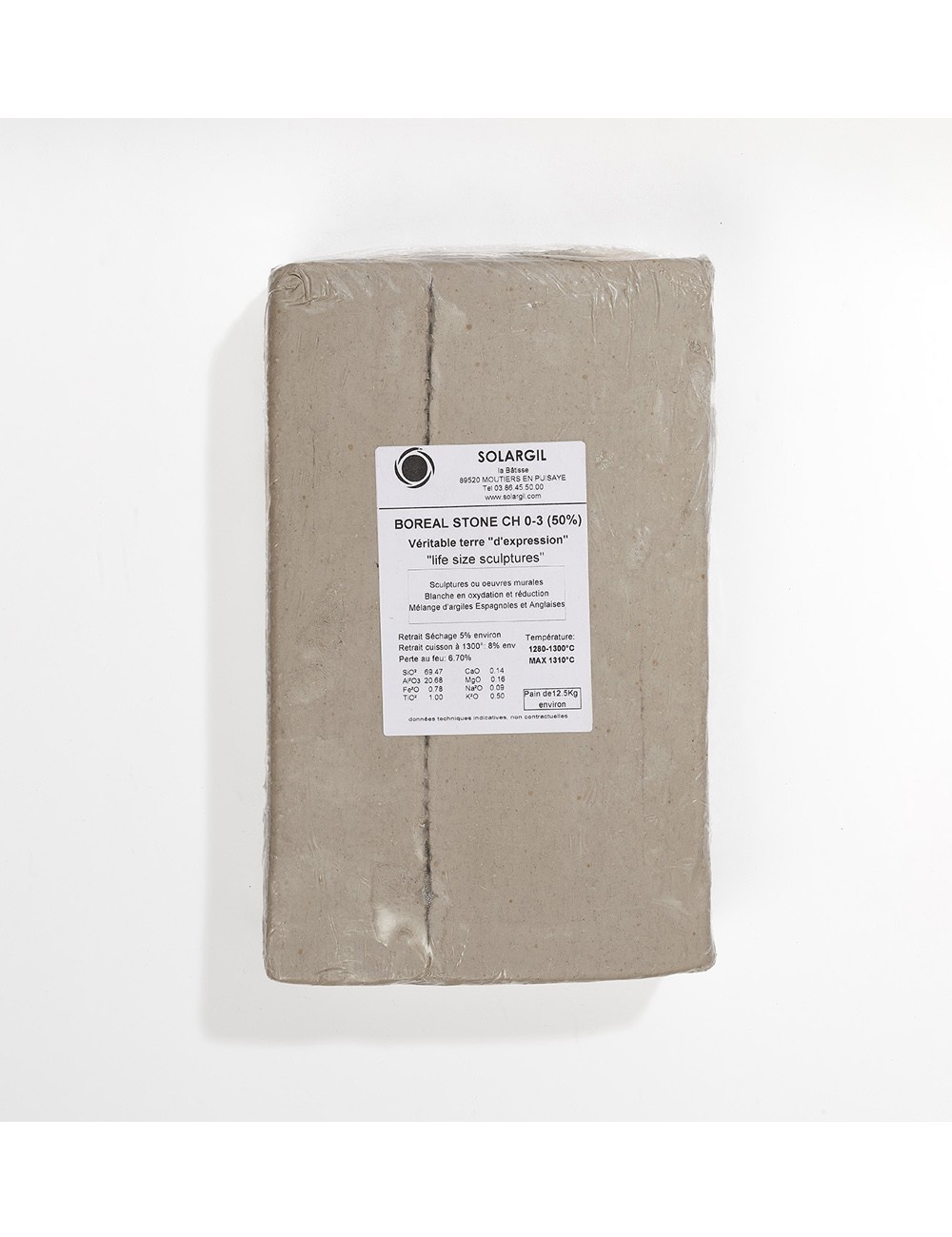 GRÈS BLANC BOREAL STONE CH. 1-3 - BOREST - 12,5 KG