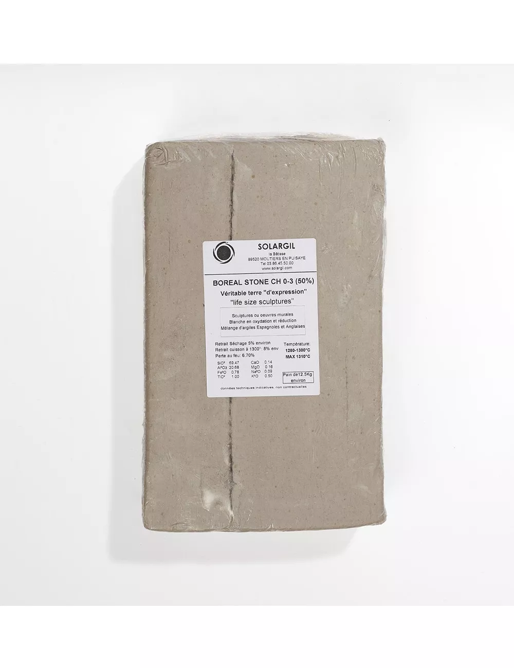 GRÈS BLANC BOREAL STONE CH. 1-3 - BOREST - 12,5 kg